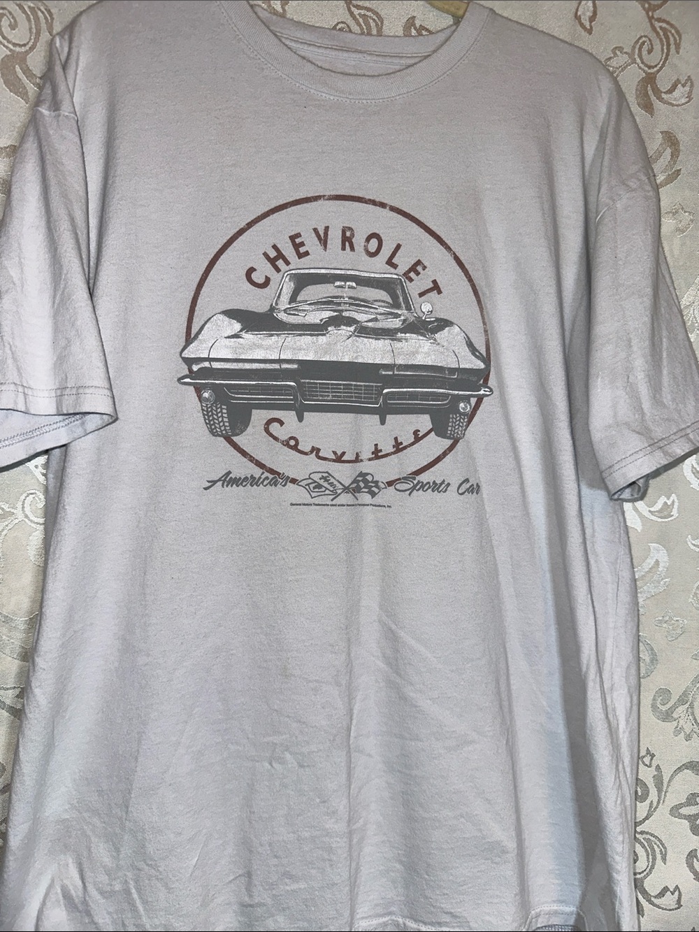 Chevrolet Corvette Graphic Tee - Light Gray